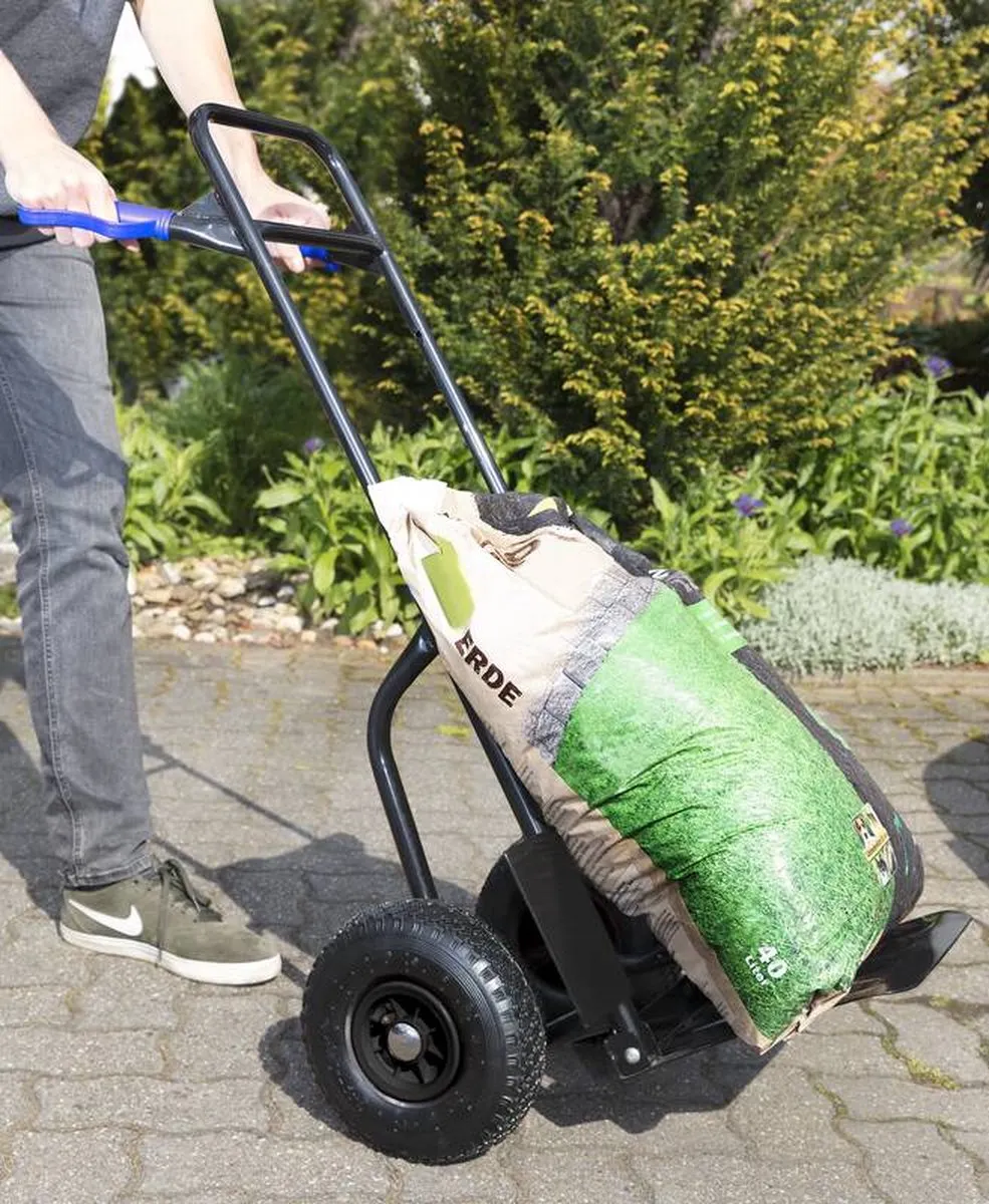 Westfalia Steekwagen Compact 200kg - Zwart/Blauw