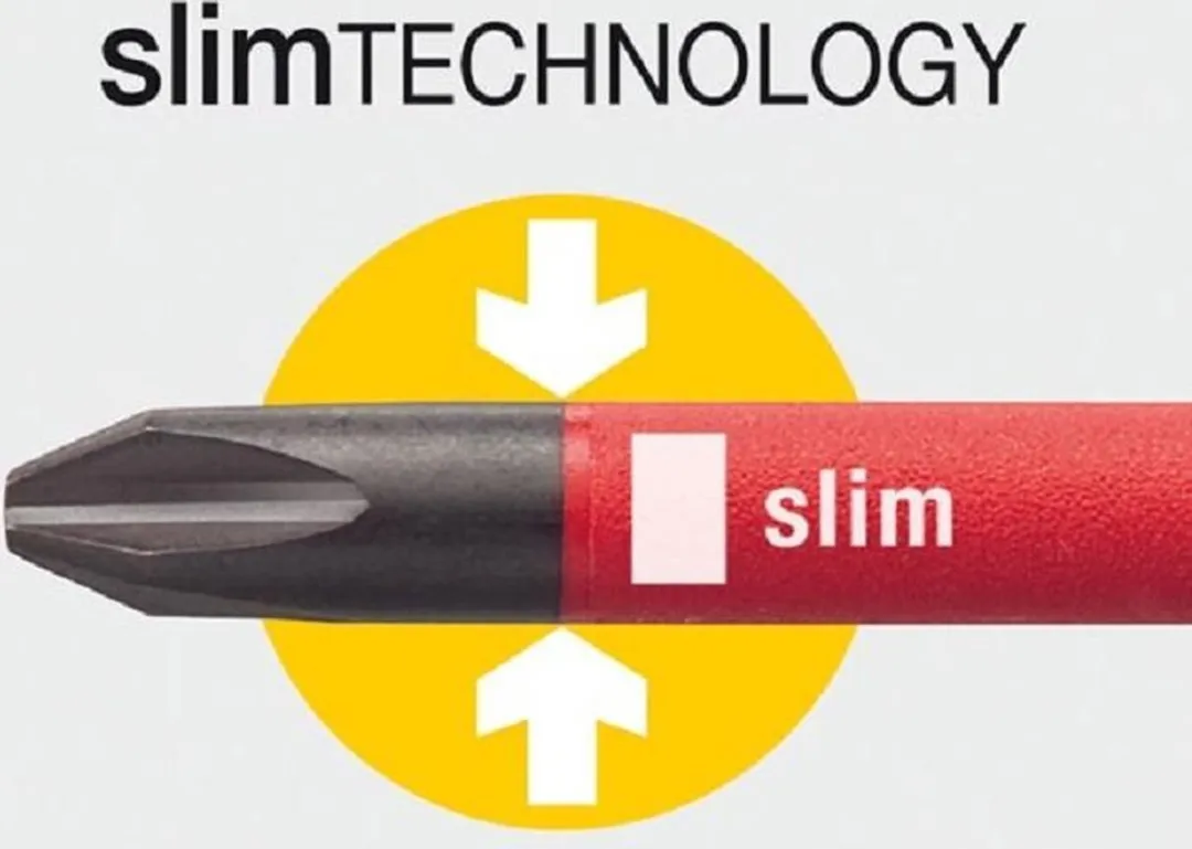 Wiha 3281 SoftFinish Electric SlimFix PlusMinus PZ2 x 100mm