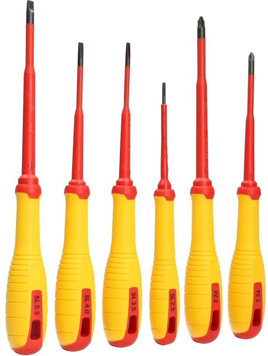 Hultafors HU444465 VDE Schroevendraaierset - 6-delig PZ/SL