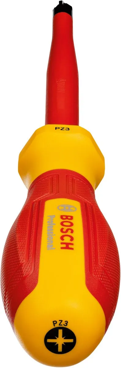 Bosch Professional VDE Schroevendraaier PZ 3 - Geel/Rood
