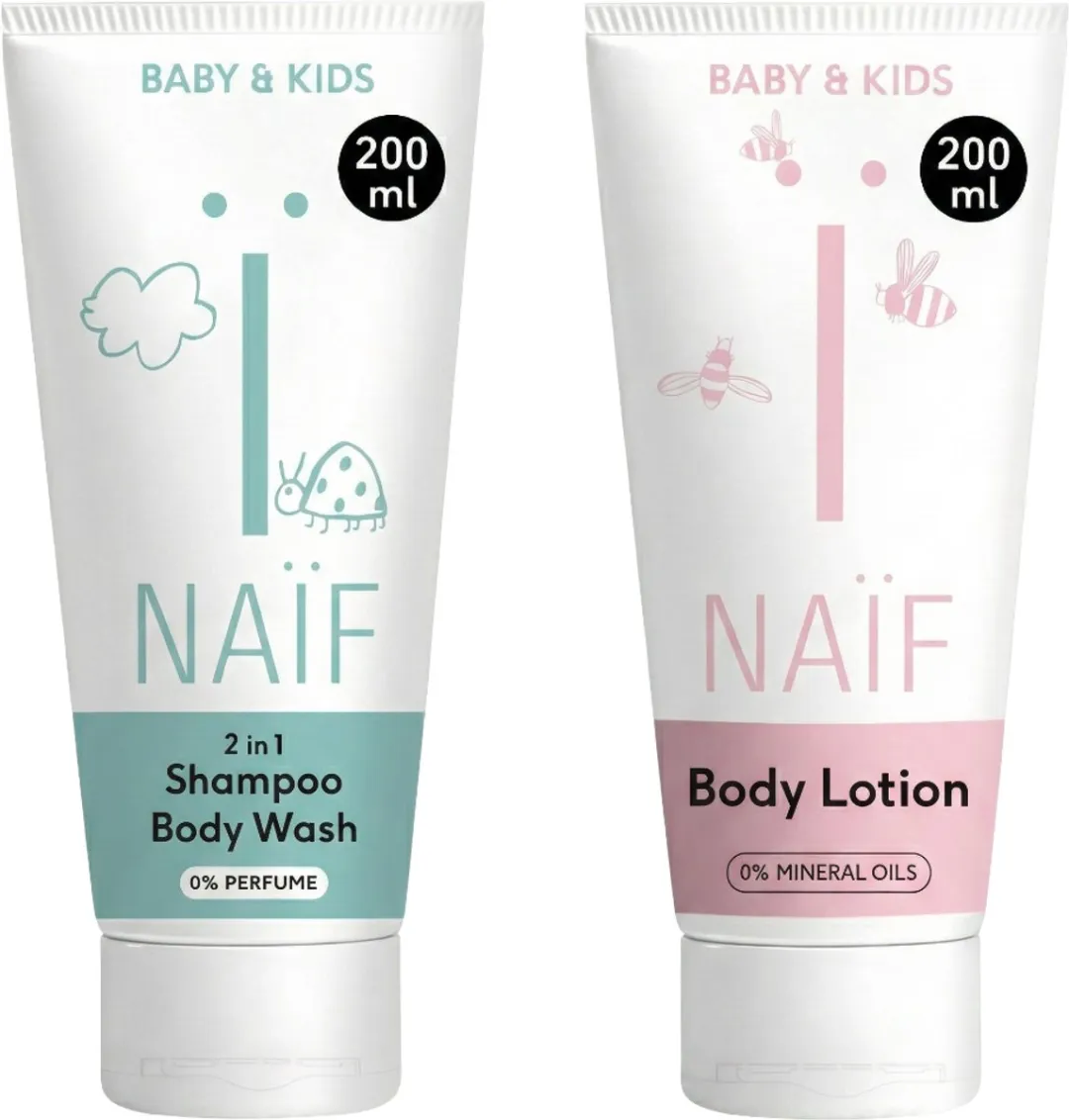 Naïf 2-in-1 Shampoo & Body Wash Set