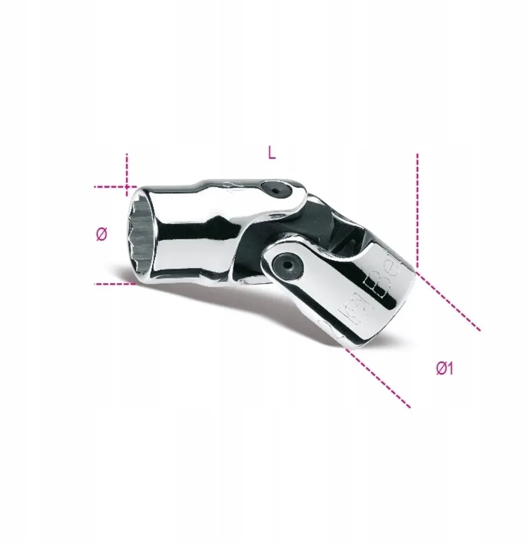 Beta 12-hoek dop 3/8"-3/4" met scharnier