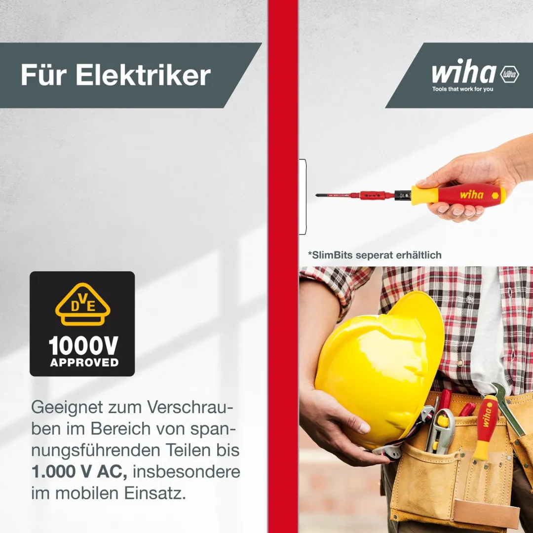 Wiha Momentschroevendraaier TorqueVario-S 28723500 - VDE