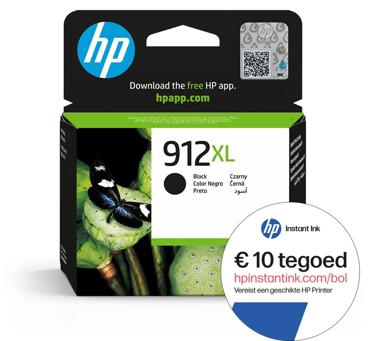 HP 912XL Inktcartridge Zwart