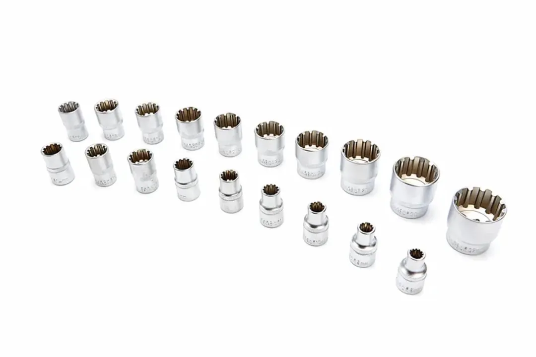 HBM Multilock Doppenset 1/2" 8-32mm - 19-delig - Zwart