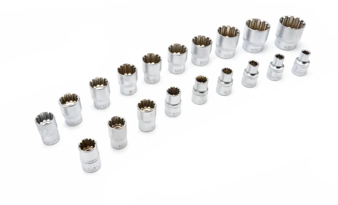HBM Multilock Doppenset 1/2" 8-32mm - 19-delig - Zwart