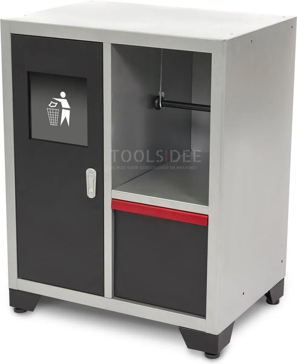 HBM Deluxe Afvalbak met Papierhouder