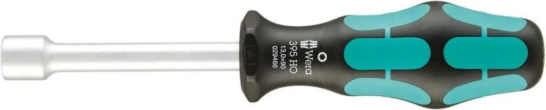 Wera Kraftform Plus Dopschroevendraaier 5,5x70mm - Zeskant - Zwart/Groen