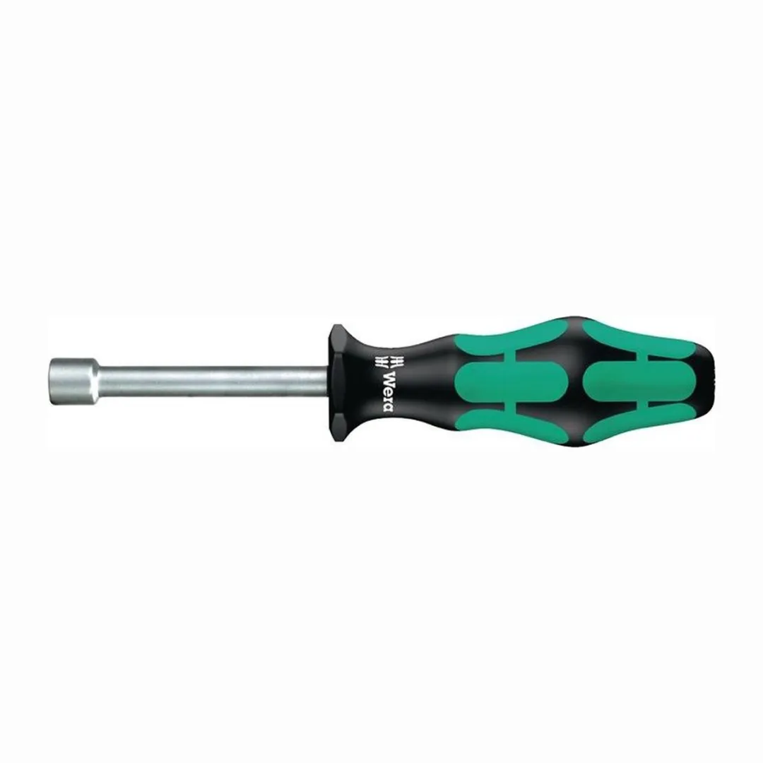 Wera Kraftform Plus Dopschroevendraaier 5,5x70mm - Zeskant - Zwart/Groen