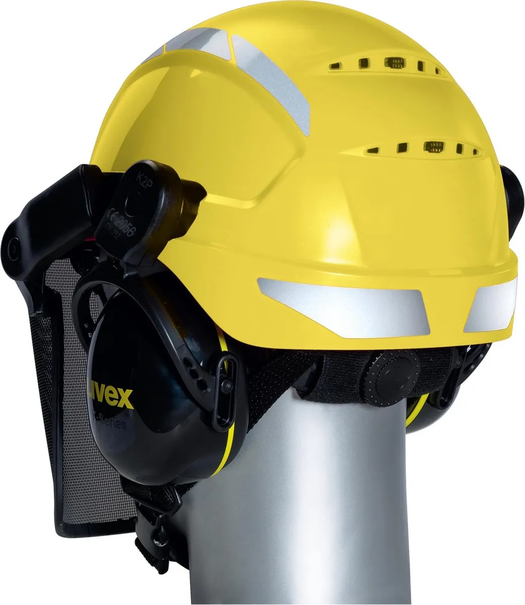 Uvex 9772/9774236 Boshelm - Geel