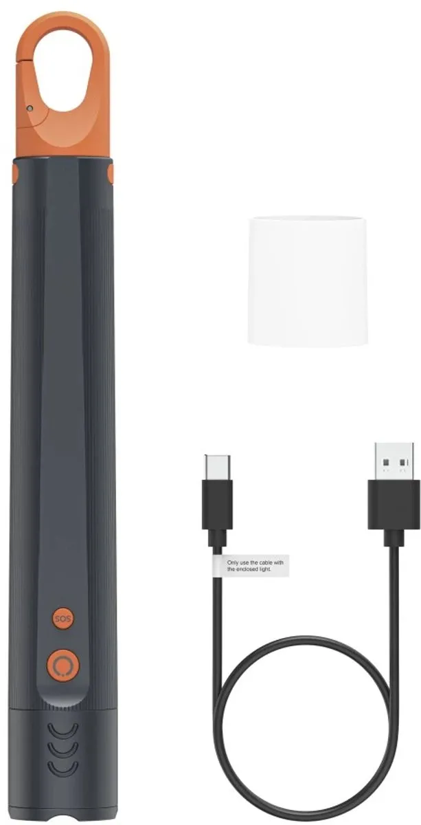 Hama FLX1200-C LED-Zaklamp - Oplaadbaar - 288g - Grijs