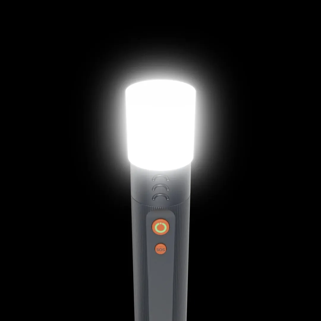 Hama FLX1200-C LED-Zaklamp - Oplaadbaar - 288g - Grijs