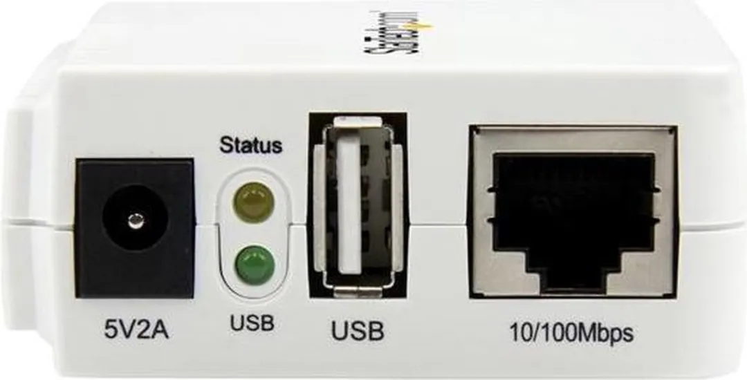 Startech PM1115UWEU USB Printserver - 1 Poort - Wit