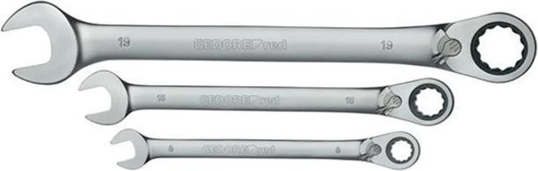 Gedore RED Ringratel-Steeksleutelset 8-19mm - 5-delig