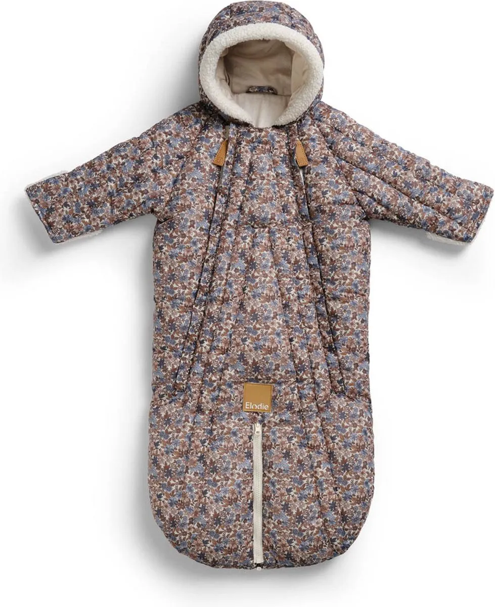 Elodie Baby Overall Voetenzak Blue Garden