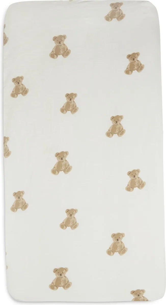 Jollein Baby Hoeslaken Ledikant Teddy Bear Jersey 60x120cm