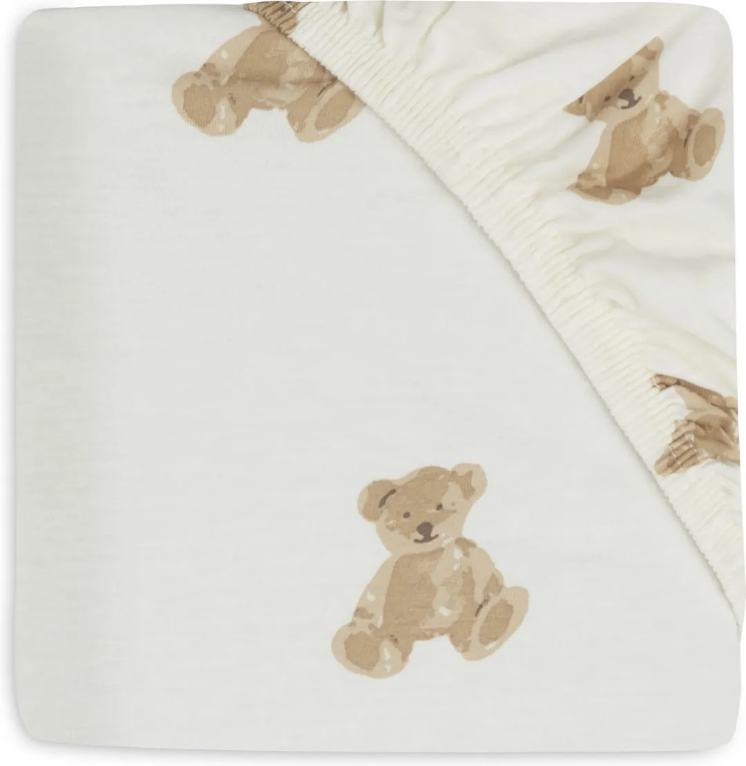 Jollein Baby Hoeslaken Ledikant Teddy Bear Jersey 60x120cm