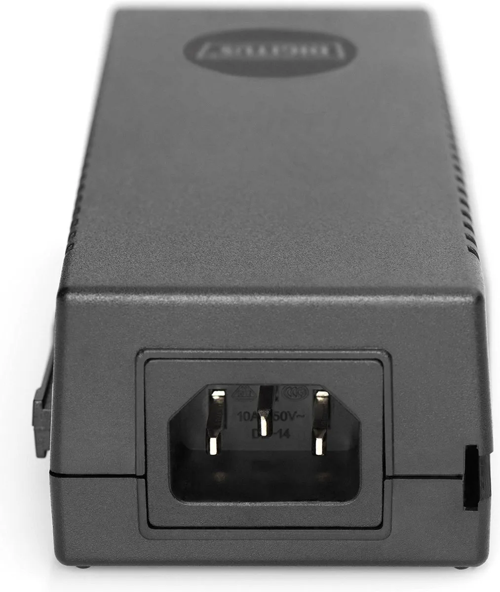 Digitus DN-95108 PoE Adapter & Injector 10GbE - Zwart