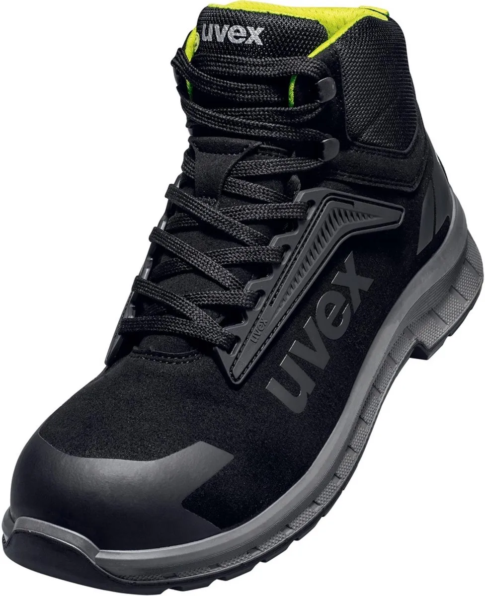 Uvex 2 Trend S3s Veiligheidsstiefel - 46 - Zwart/Geel