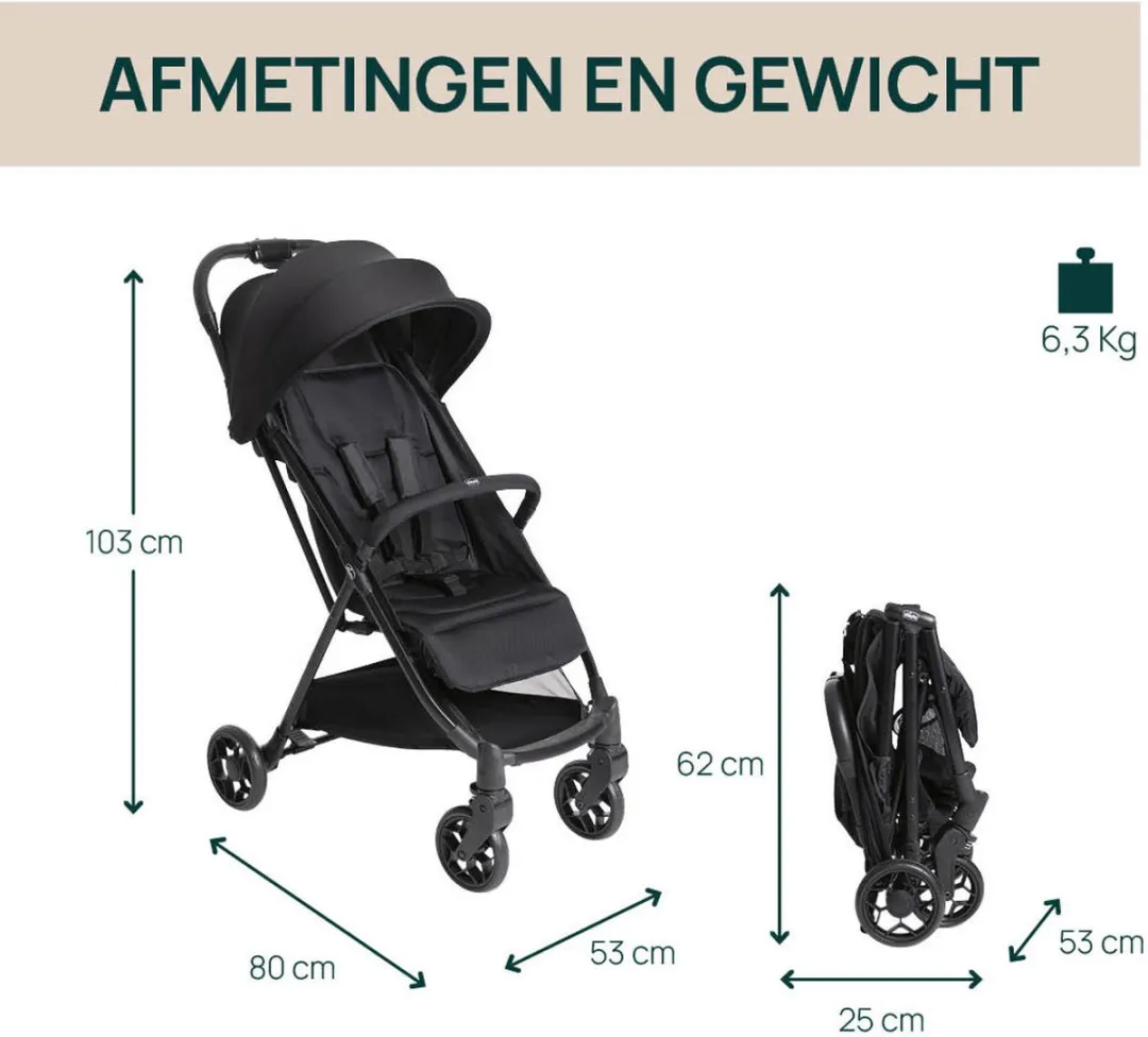 Chicco Urbino Buggy - Zwart