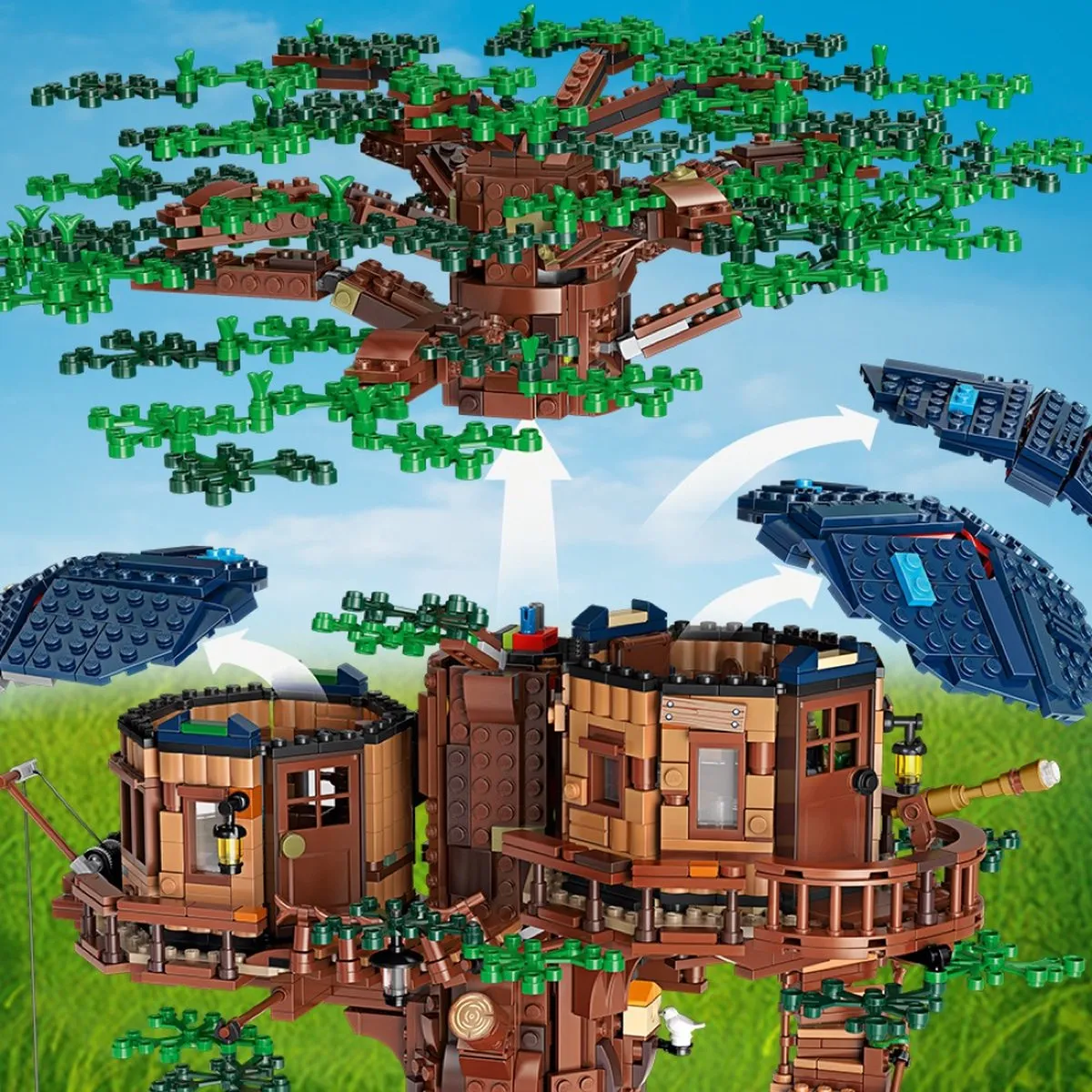 LEGO Ideas Boomhut Tree House 21318 - 3036 Stukken - afbeelding 6 van 6