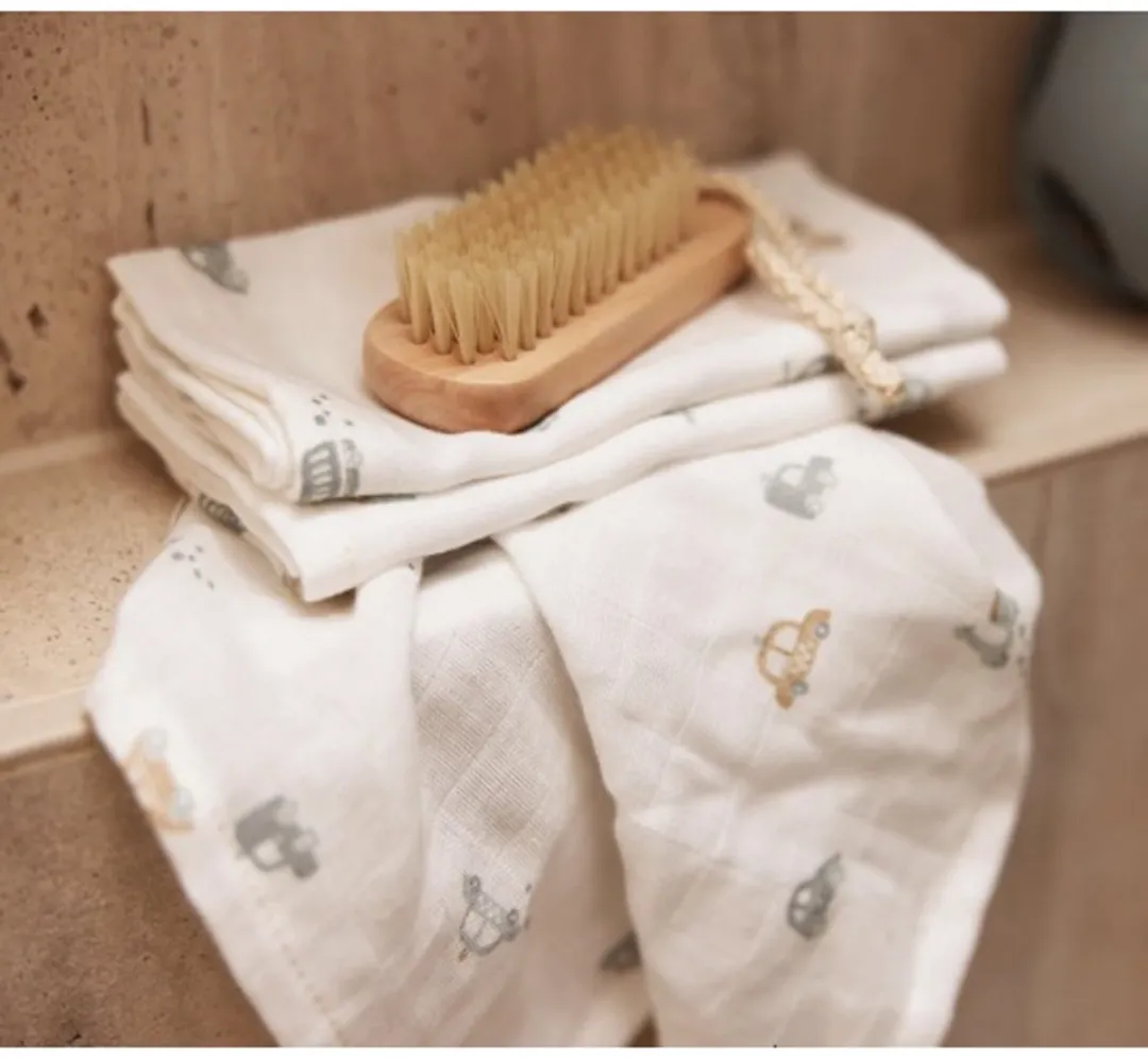 Jollein Baby Hydrofiel Washandje On The Go - 3 Stuks