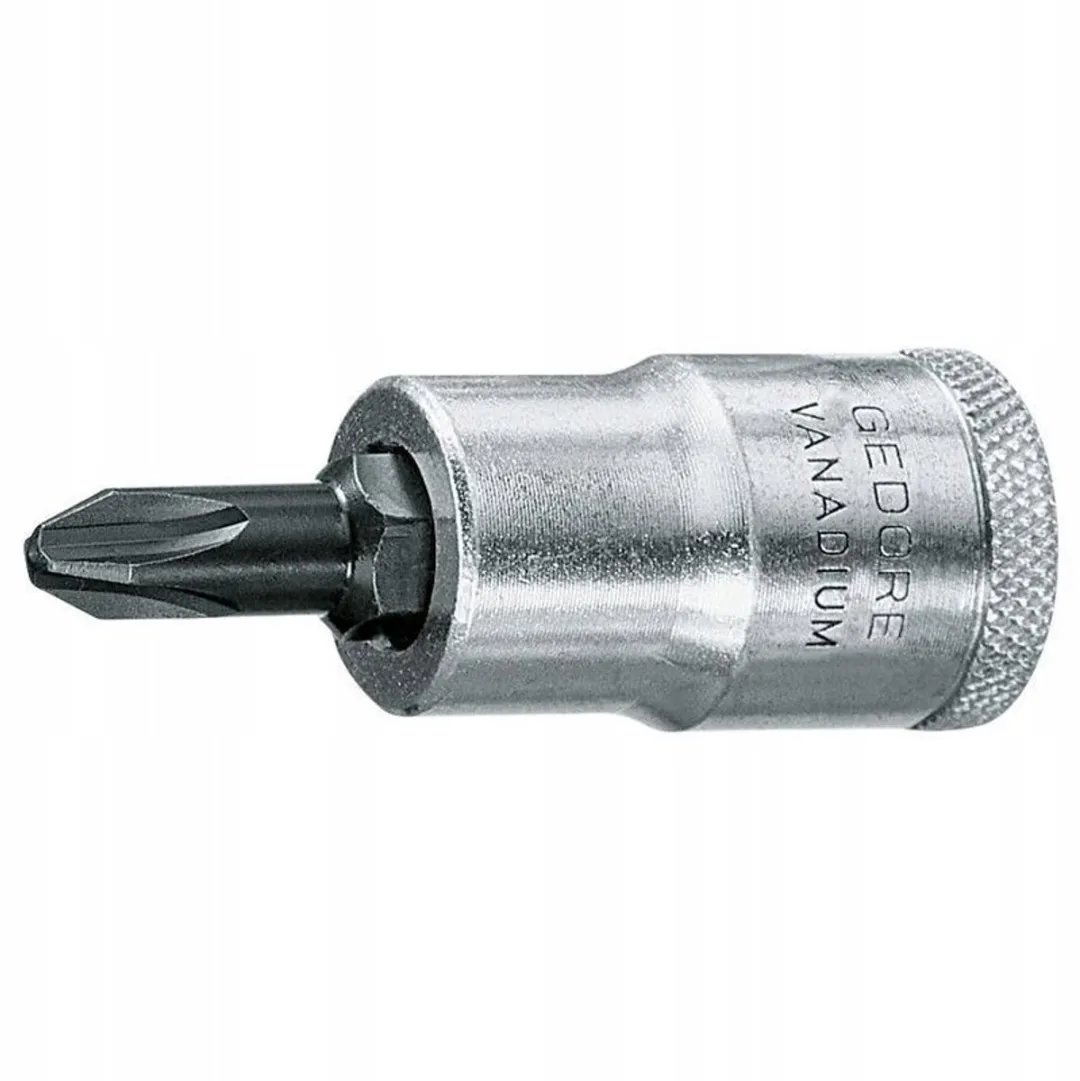 Gedore 1/2" Bit Verzonken PH 3 60mm