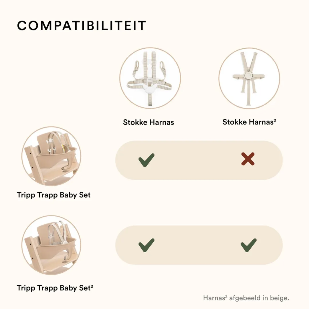 Stokke Harness2 Tripp Trapp - Zwart