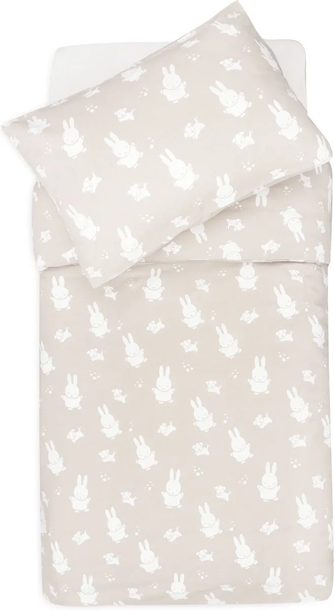 Jollein Dekbedovertrek Miffy&Snuffy 100x140cm