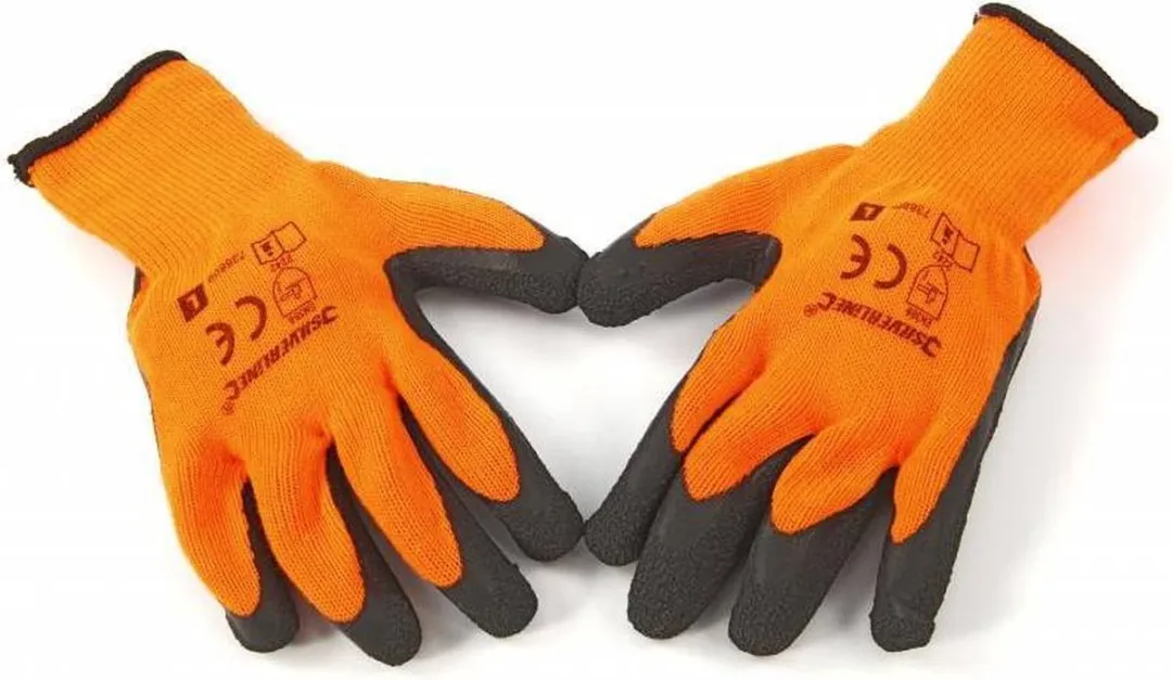 Silverline Bouwhandschoenen - Maat 9 (L) - Fel oranje