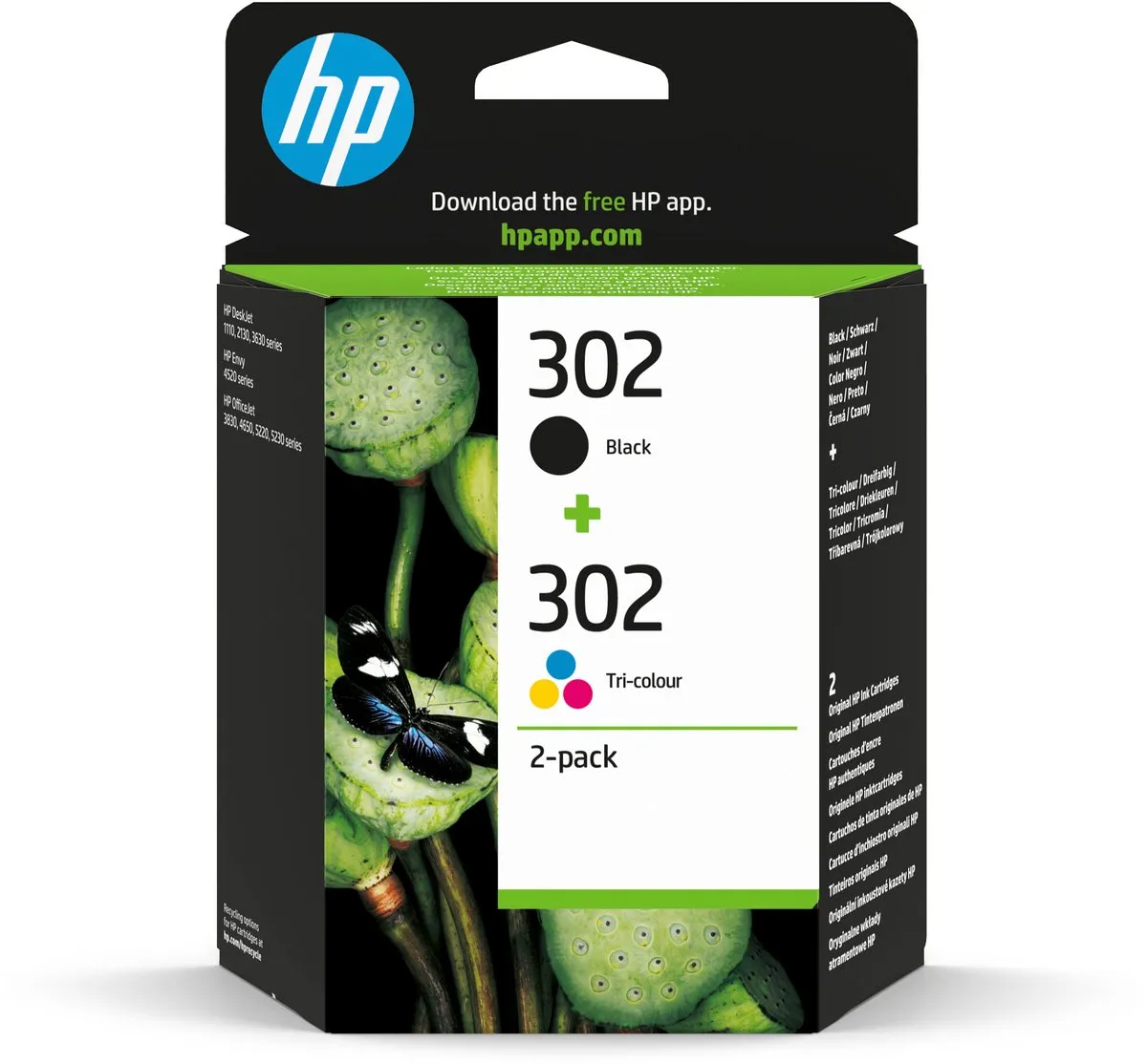 HP 302 X4D37AE#ACU Inktcartridge - Zwart & Kleur - afbeelding 6 van 6