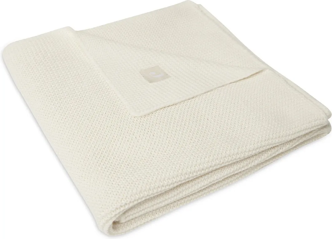 Jollein Wiegdeken Basic Knit 75x100cm - Ivory