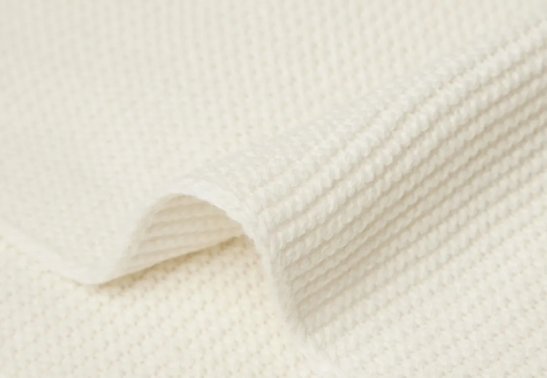 Jollein Wiegdeken Basic Knit 75x100cm - Ivory