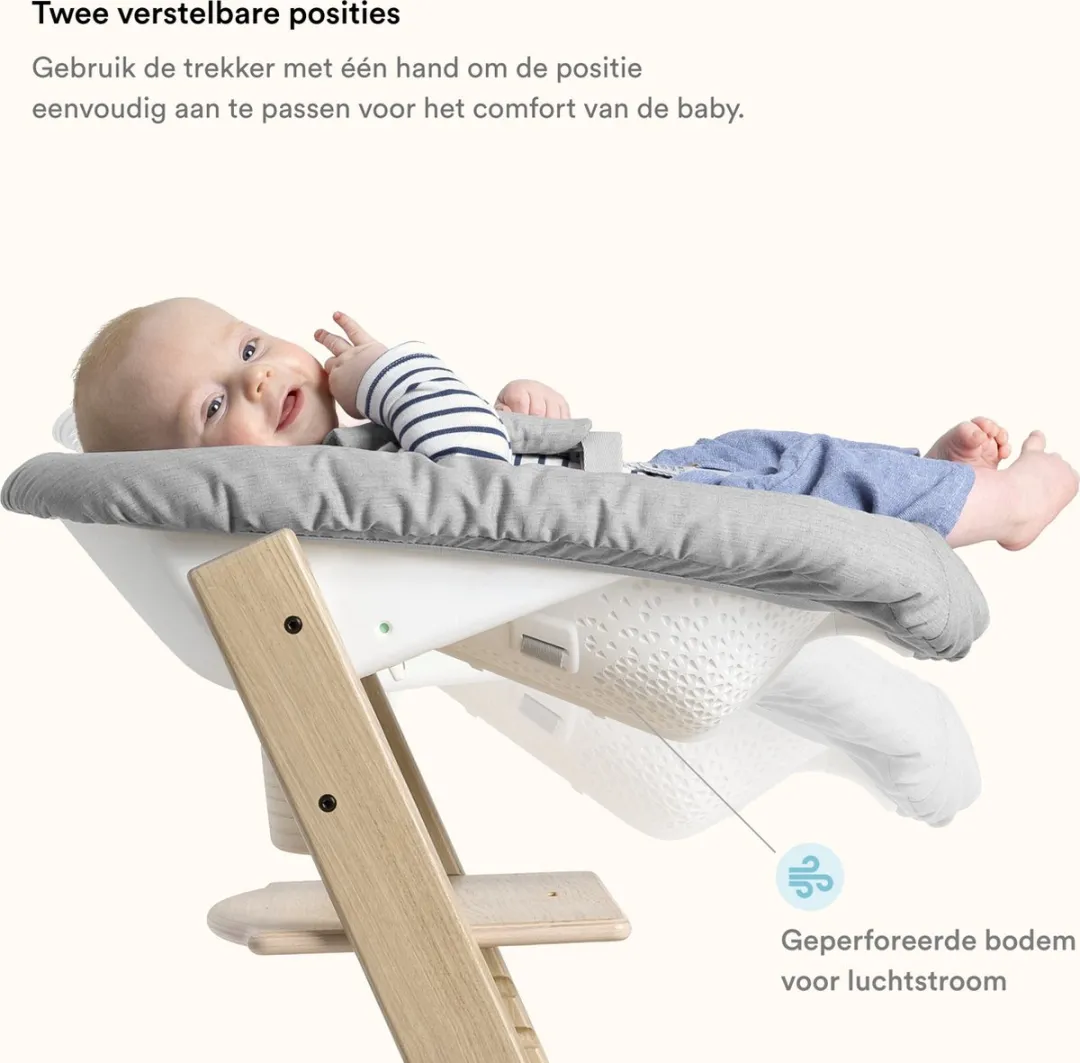 Stokke Tripp Trapp Stoel - Serene Pink - Met Newbornset & Babyset2