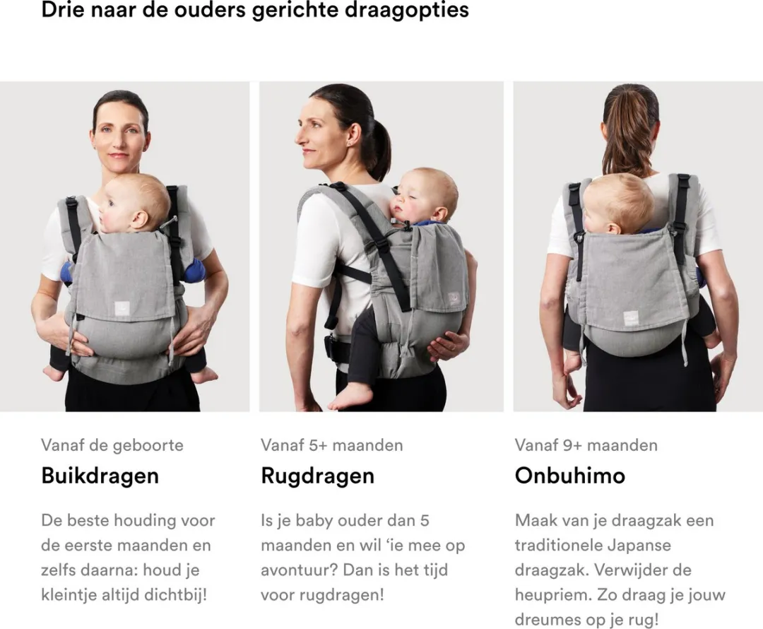 Stokke Limas Carrier Flex Babydrager - Zwart