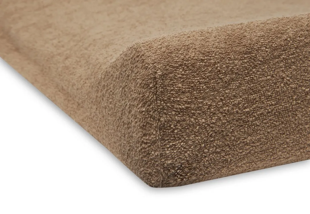 Jollein Aankleedkussenhoes Badstof 50x70cm - Biscuit - 2 Stuks