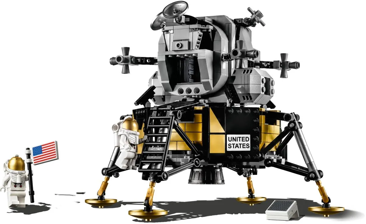 LEGO Creator Expert NASA Apollo 11 Maanlander 10266 - 1087 Stukken - afbeelding 6 van 6