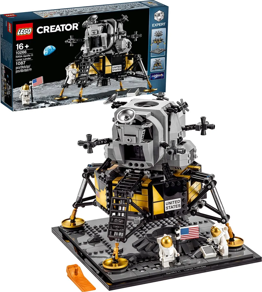 LEGO Creator Expert NASA Apollo 11 Maanlander 10266 - 1087 Stukken