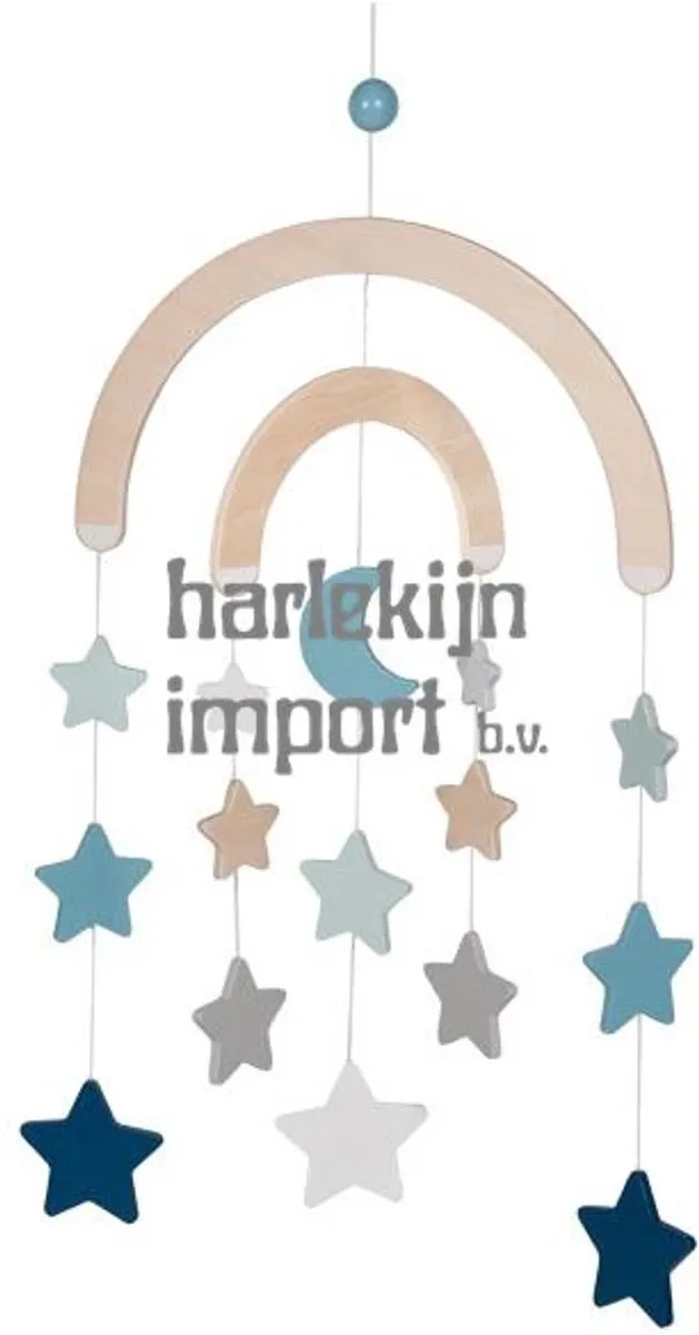 Goki Mobile Moon And Stars - Blauw