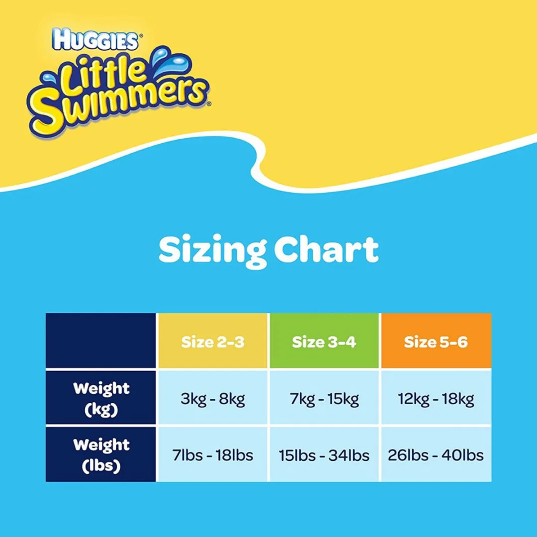 Huggies Little Swimmers Maat 2-3 Zwemluiers - 12 Stuks