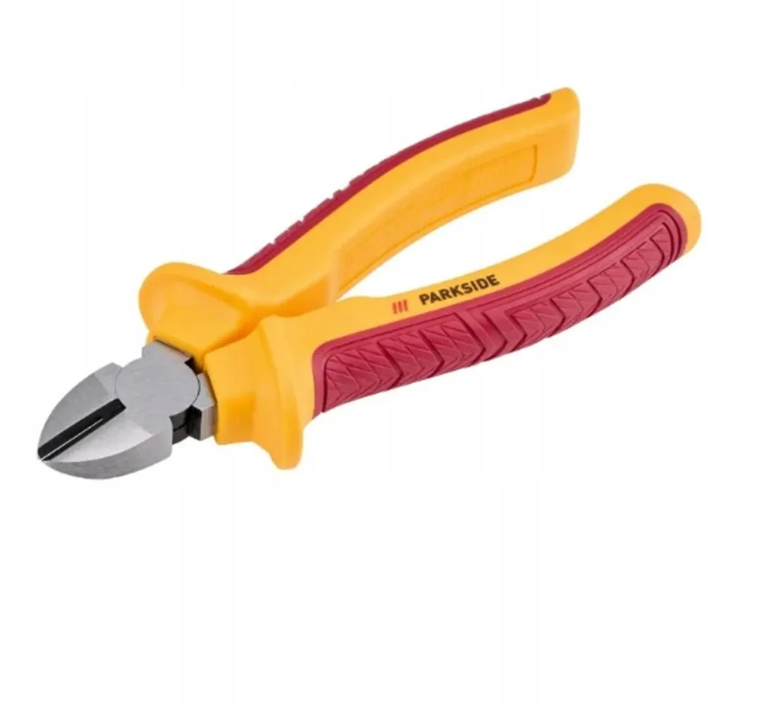 Parkside Zijsnijtang 160mm 1000V - Gehard - Geel/Rood