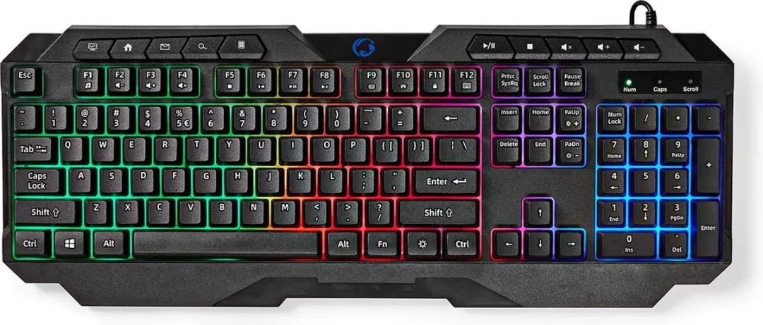 Nedis GKBD110BKUS Bedraad Gaming Toetsenbord - Zwart