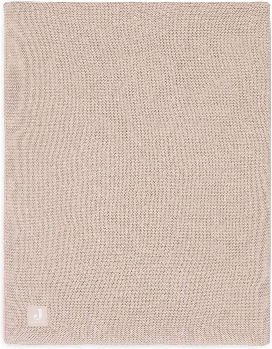 Jollein Deken Wieg 75x100cm Basic Knit Wild Rose