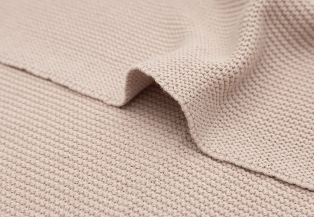 Jollein Deken Wieg 75x100cm Basic Knit Wild Rose