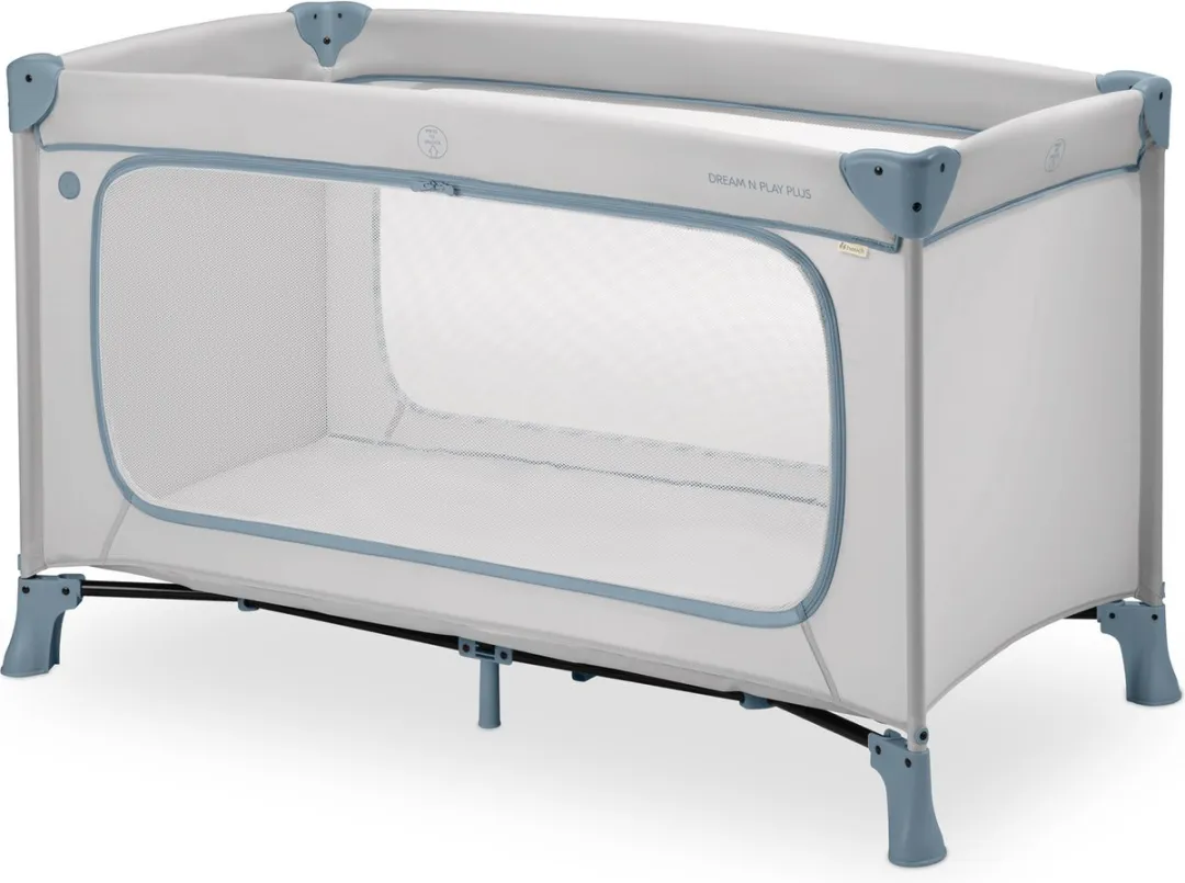 Hauck Dream N Play Plus Campingbedje - Dusty Blue