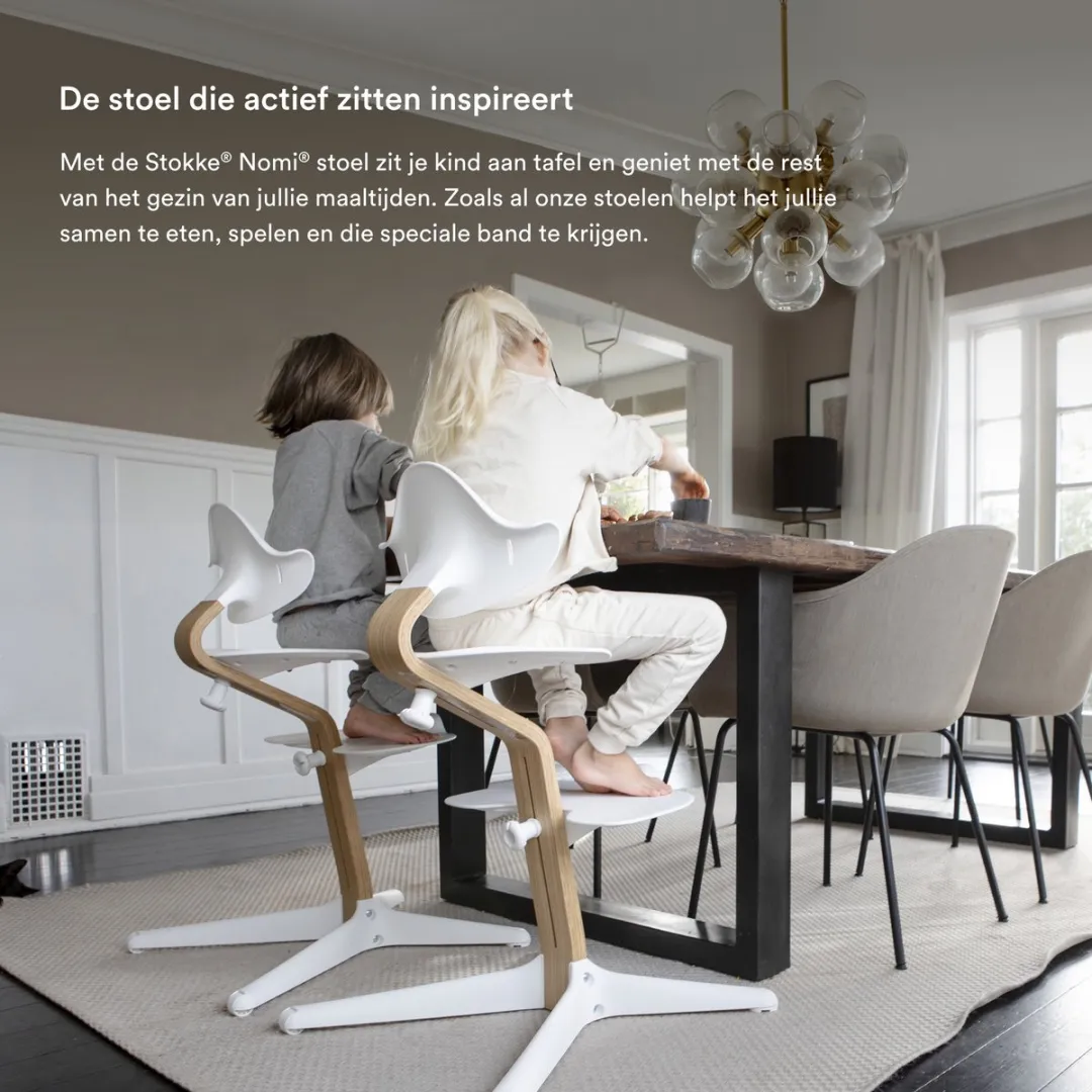 Stokke Nomi Stoel - Zwart - 150 kg