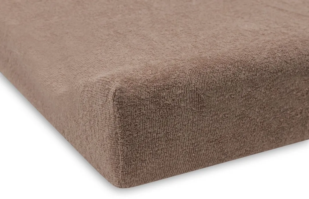 Jollein Aankleedkussenhoes Badstof 50x70cm - Milky Coffee - 2 Stuks