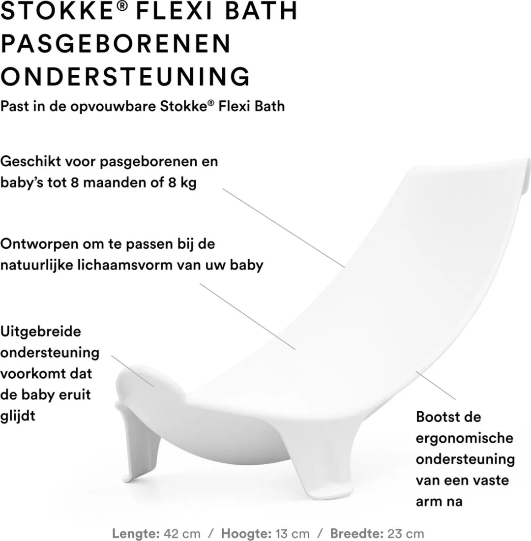 Stokke Flexi Bath Ocean Blue - Babybad met pasgeborenensteun