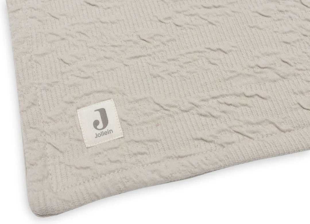 Jollein Deken Ledikant Soft Waves 100x150cm - Nougat