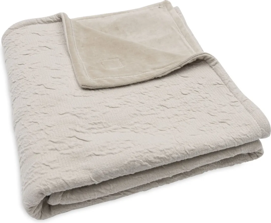 Jollein Deken Ledikant Soft Waves 100x150cm - Nougat